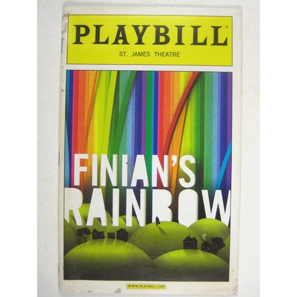 Finnegan's Rainbow Playbill December 2009 Jim Norton Kate Baldwin Ticket Stain - Picture 4 of 11